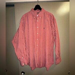 Ralph Lauren Blake red gingham button down shirt